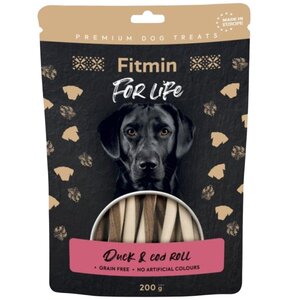Przysmak dla psa FITMIN For Life Treat Kaczka i Dorsz 200 g
