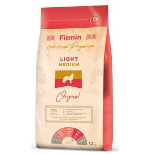 Karma dla psa FITMIN Medium Light Drób z mięsem ryb i wątróbką 12 kg