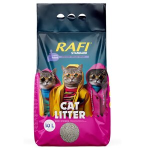 Żwirek dla kota RAFI Standard Lawenda 10 L