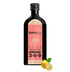 Olej Omega 3-6-9 ESTROVITA Skin Cytrynowy (250 ml)