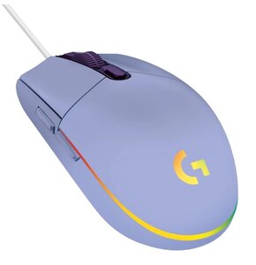 Mysz LOGITECH G102 Lightsync Liliowy