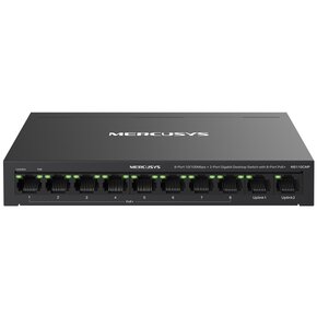 Switch MERCUSYS MS110CMP Gigabit Ethernet, 10 portów, Funkcja PoE+