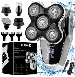Golarka ALPHA TR9-Pro Na mokro i sucho