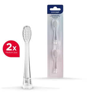 Końcówka do szczoteczki CONCEPT Baby ZK0032 (2 szt.) (Delikatne dla zębów)