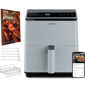 Air Fryer Frytkownica beztłuszczowa COSORI CAF-P583S-AEUR Dual Blaze, 6.4l, 6 opcji pieczenia, programator czasowy