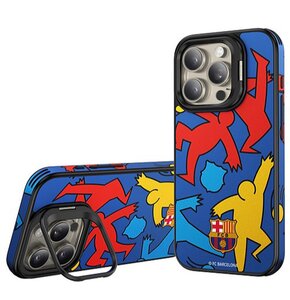 Etui OCPC FC Barcelona Case Magnetic do Apple iPhone 16 Pro SP Wielokolorowy