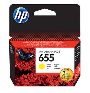 Tusz HP 655 Żółty 9 ml CZ112AE