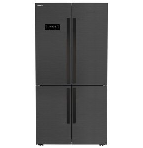 Lodówka GRUNDIG GQN21235XRN Side by Side No Frost 182cm Czarna Specjalna szuflada na warzywa Full Fresh+