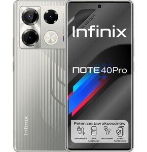 Smartfon INFINIX Note 40 Pro 12/256 6.78" 120Hz Szary