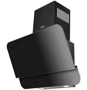 Okap AMICA OKC656S Czarne szkło 385m3/h 65dB klasa C