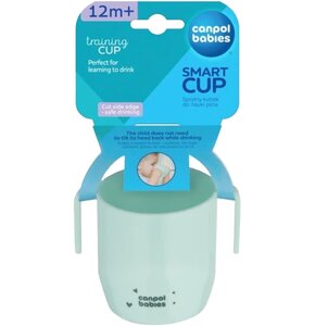 Kubek otwarty z uchwytami CANPOL BABIES 74/060 Turkusowy 180 ml