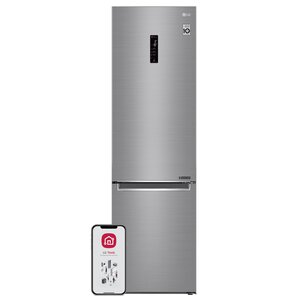 Lodówka LG GBB62PZHMN No Frost 203cm Inox FreshBalancer FreshConverter DoorCooling+