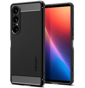 Etui SPIGEN Rugged Armor do Sony Xperia 1 VII Czarny Mat