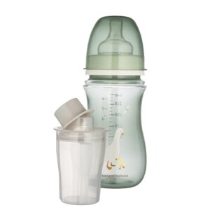 Butelka CANPOL BABIES EasyStart Goose 35/245 240 ml Jasnozielony