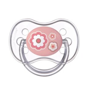 Smoczek CANPOL BABIES Newborn Symetryczny 0-6 m Różowy