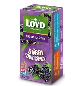 Herbata LOYD Dobry & Owocowy Aronia i jeżyna (20 sztuk)
