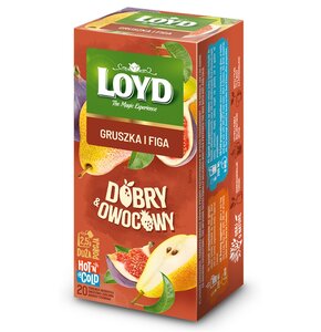 Herbata LOYD Dobry & Owocowy Gruszka i figa (20 sztuk)