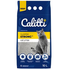 Żwirek dla kota CALITTI Strong Unscented 10 L