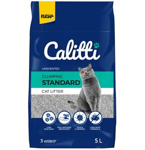 Żwirek dla kota CALITTI Standard Unscented 5 L
