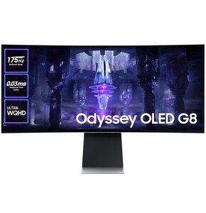 Monitor SAMSUNG Odyssey G8 LS34BG850SUXEN 34" OLED 3440x1440px 175Hz 0.03 ms Curved