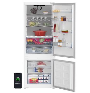 Lodówka BEKO BCNE400E50SHN No Frost HarvestFresh AeroFlow MetalWall Zdalne Sterowanie 193cm