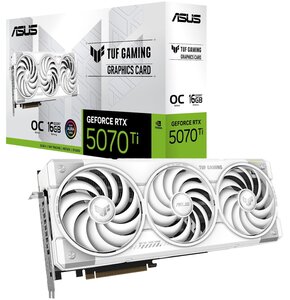 Karta graficzna ASUS TUF Gaming GeForce RTX 5070 Ti White OC Edition 16GB DLSS 4