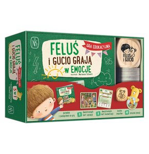 Gra edukacyjna NASZA KSIĘGARNIA Feluś i Gucio Grają w emocje