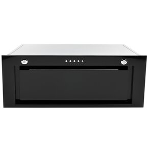 Okap SEENERGY Gruppo Incasso Vetro 52 BL Czarny 411m3/h 57dB klasa A