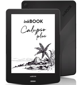 Czytnik e-booków INKBOOK Calypso Plus 6", Podświetlany ekran, Wi-Fi, Bez reklam Czarny