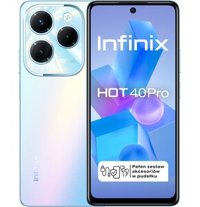 Smartfon INFINIX Hot 40 Pro 8/256GB 6.78" 120Hz Niebieski X6837