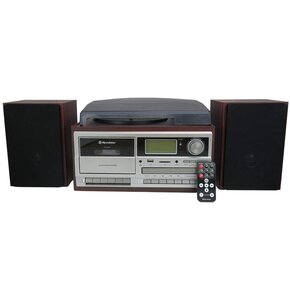 Gramofon ROADSTAR HIF-8892D Bluetooth USB Drewno