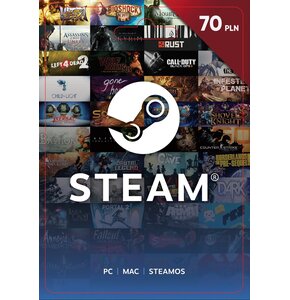 Karta podarunkowa STEAM 70 zł