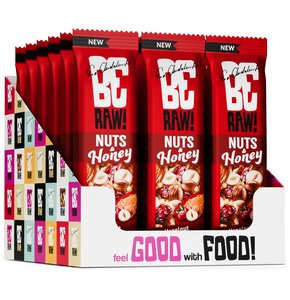 Baton BERAW Nuts & honey Orzechowo-żurawinowy (15 x 30 g)