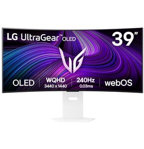 Monitor LG UltraGear 39GX90SA-W.AEU 39" 3440x1440px OLED 240Hz 0.03 [GTG] Curved