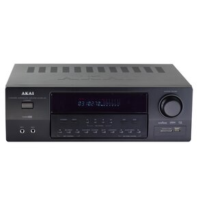 Amplituner AKAI AS110RA-320 Czarny 5.1-kanałowy, 7 wbudowanych efektów DSP, Wejście gramofonowe MM, wejście USB