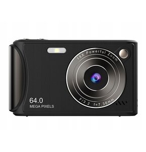 Aparat XREC Q18 Czarny, 64 Mpix, 4k 30