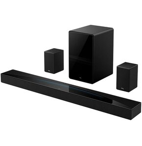 Soundbar TCL Q85H Pro Czarny 7.1.4-kanałowy, Bezprzewodowy Subwoofer, 4K, HDMI eARC, Wi-Fi, BT, Dolby Atmos, DTS:X