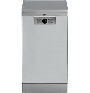 Zmywarka BEKO bPRO500 BDFS26040XA Autodozowanie Autootwieranie drzwi, Quick&Shine 45cm Srebrny