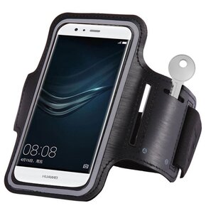 Opaska na ramię HURTEL Armband do biegania na telefon smartfon 6 cali Czarny