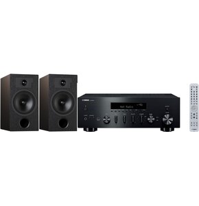 Zestaw stereo YAMAHA MusicCast R-N600A Czarny + INDIANA LINE Tesi 3 Czarny