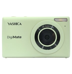 Aparat YASHICA DigiMate Zielony, 64Mpix, 18x zoom cyfrowy, 4K