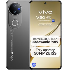Smartfon VIVO V50 5G 12/512GB 6.77" 120Hz Czarny
