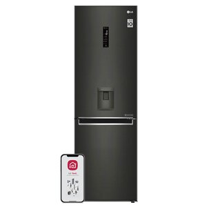 Lodówka LG GBF61BLHMN No Frost 203cm Czarny mat DoorCooling+ LinearCooling Smart Diagnosis