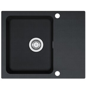 Zlewozmywak jednokomorowy z ociekaczem FRANKE Orion OID 611-62 114.0286.441 Onyx 50x62