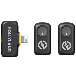 System bezprzewodowy HOLLYLAND Lark A1 Mini Duo Lightning Szary