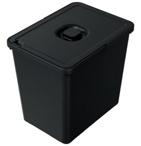 Kosz na śmieci KEDEN Systema Basic Flap NKS23W-S411 23L Czarny