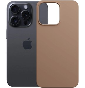 Etui 3MK Hardy MagSilicone do Apple iPhone 15 Pro Max Ciemnozłoty
