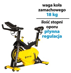 Rower spinningowy HERTZ FITNESS XR-770 Pro