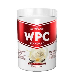 Odżywka białkowa ACTIVLAB Wpc Standard Lody waniliowe (500 g) Bez cukru