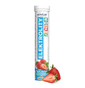 Elektrolity ACTIVLAB Junior Truskawkowy (20 tabletek)